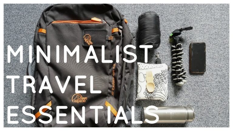 Minimalist Travel Gear Ideas: A Guide to Lean, High-Performance Transit